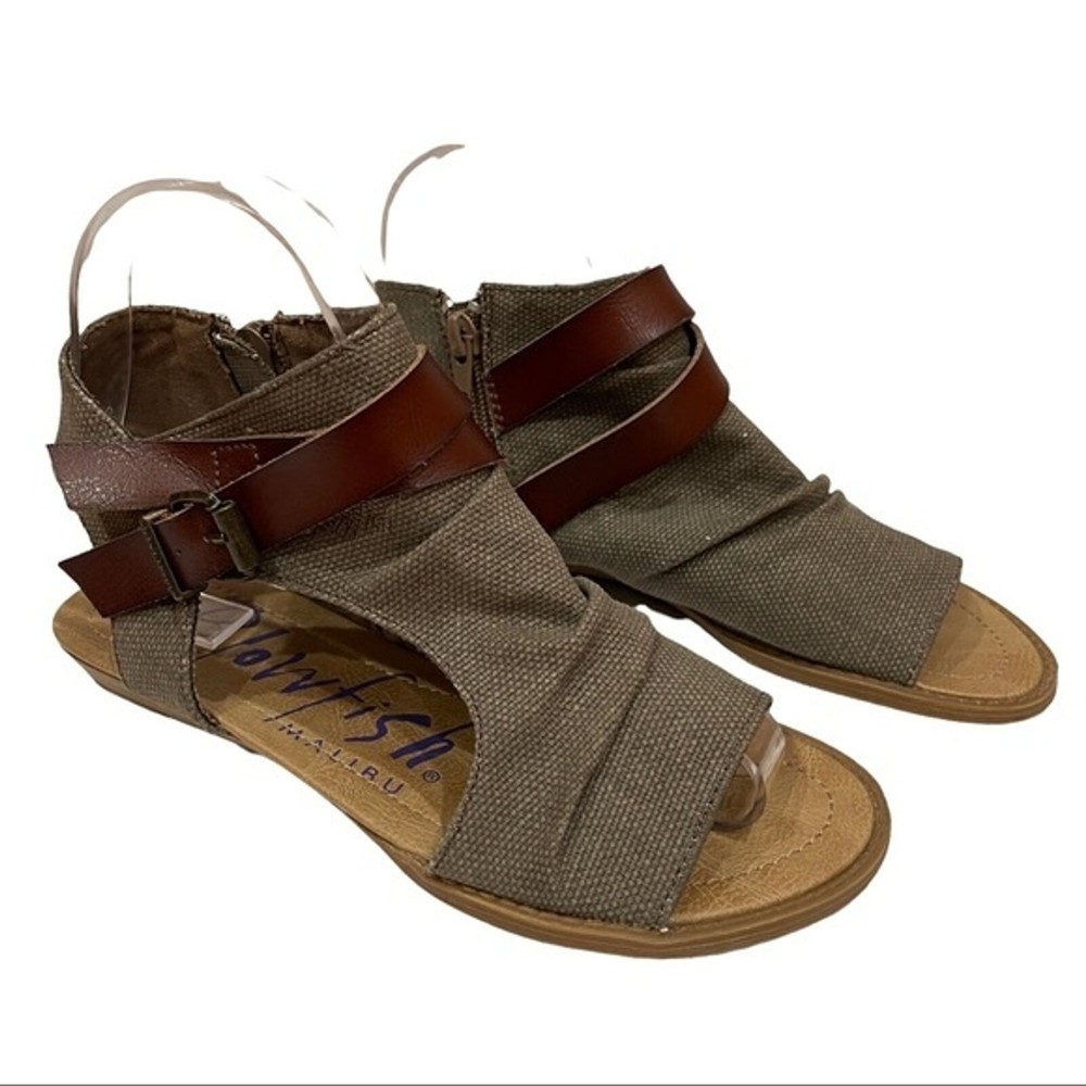 BLOWFISH Malibu Balla Womens Sandals Size 6 Gladiator Ankle Strap WORN 2x MINT